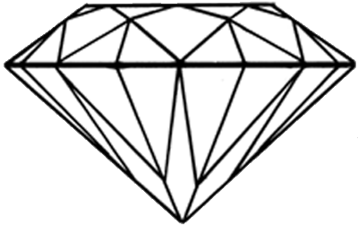 400x252 Diamond Clipart Diamond Outline