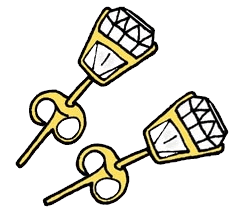 235x221 Diamond Clipart Diamond Earring