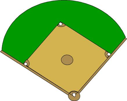 437x348 Baseball Diamond Baseball Field Clip Art 8 2