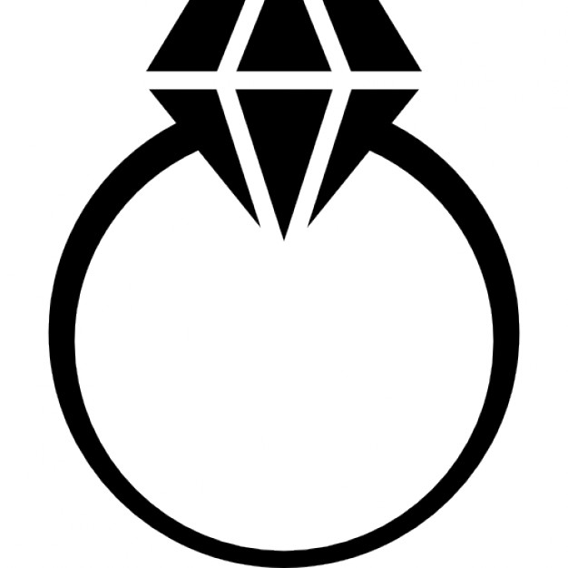 626x626 Diamond Ring Engagement Ring Outline Clip Art 2 Lettering Plays