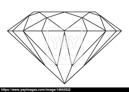 512x364 Diamond Outline Image