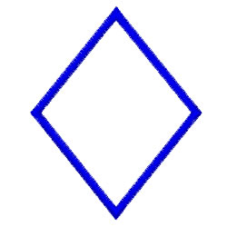 250x250 Diamond Outline Embroidery Designs, Machine Embroidery Designs