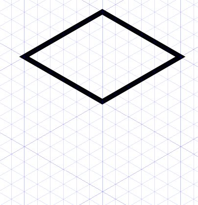 404x420 Drawn Diamond Shape