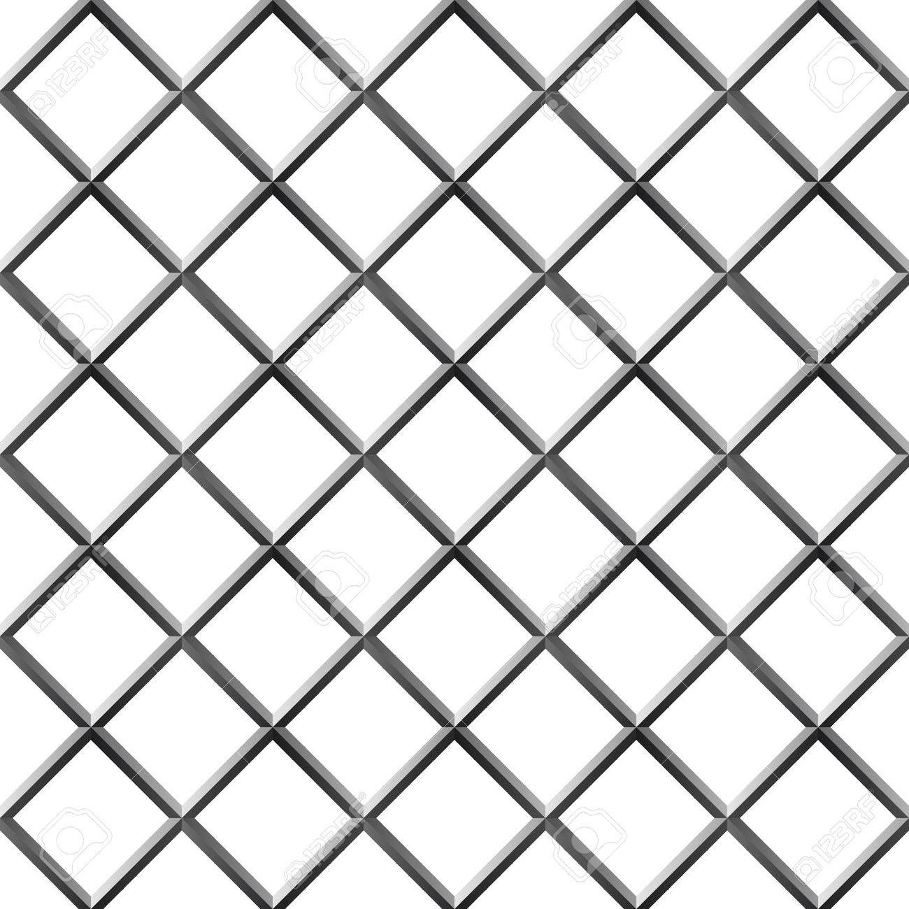 1300x1300 Seamless Metal Diamond Shape Grill Isolated On White Royalty Free