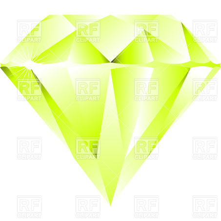 453x453 Green Diamond Shapes Clipart 1976865