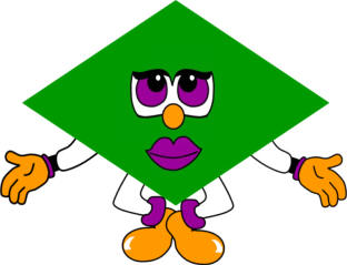 312x239 Simple Diamond Shapes Craft