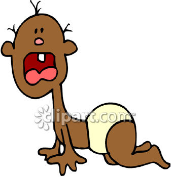 337x350 Black Baby Crawling In His Diaper