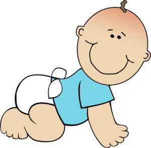 300x294 Baby Diaper Clipart Chadholtz