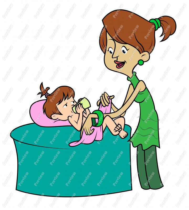 720x800 Mother And Baby Clipart Diaper Change