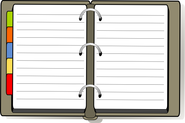 600x398 Diary Clip Art