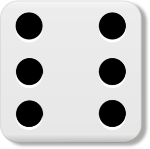 297x294 Dice 6 Clip Art