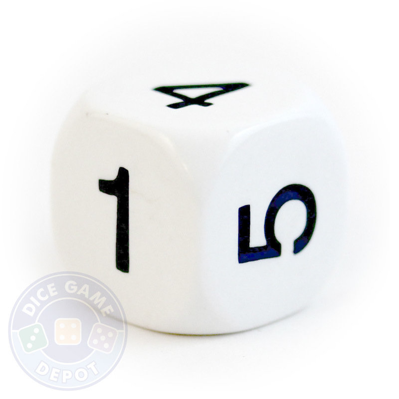 800x800 6 Sided Dice With Numerals Dice Game Depot