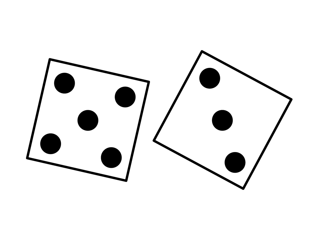 1024x791 Dice Pair, 5 3 Clipart Etc