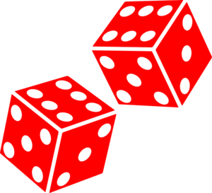 300x273 Dice Clip Art