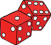 170x153 Dice Vector Clip Art