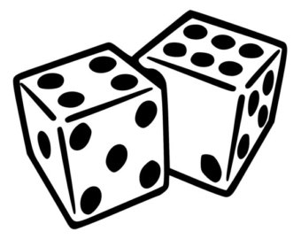 340x270 Dice Clipart Car