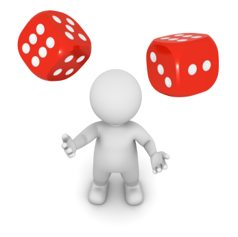 347x346 Roll The Dice Clipart