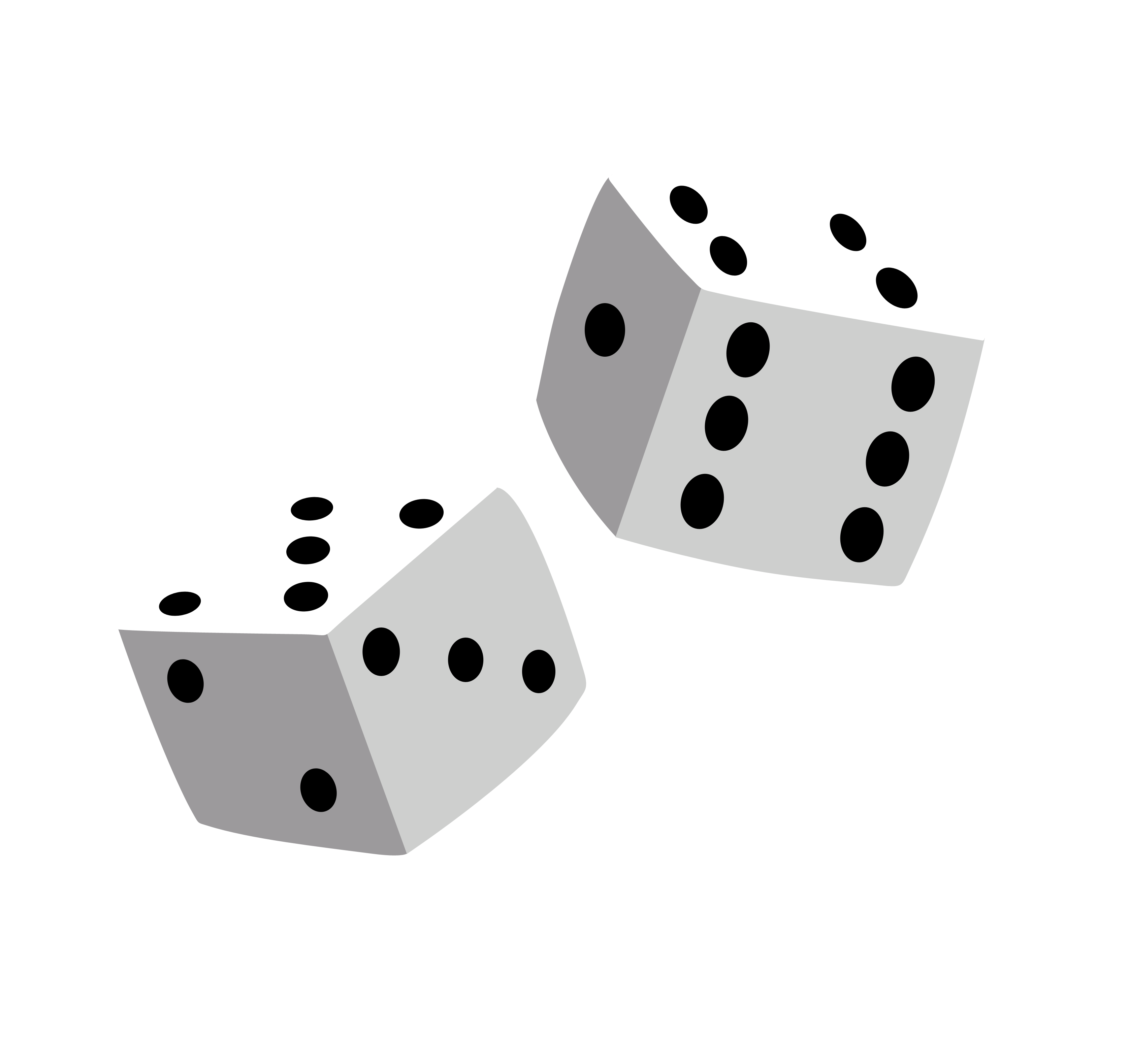 3352x3159 Dice Clipart Transparent Background