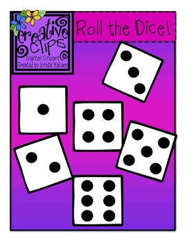 270x350 Free} Dice Clipart {Creative Clips Digital Clipart} Tpt