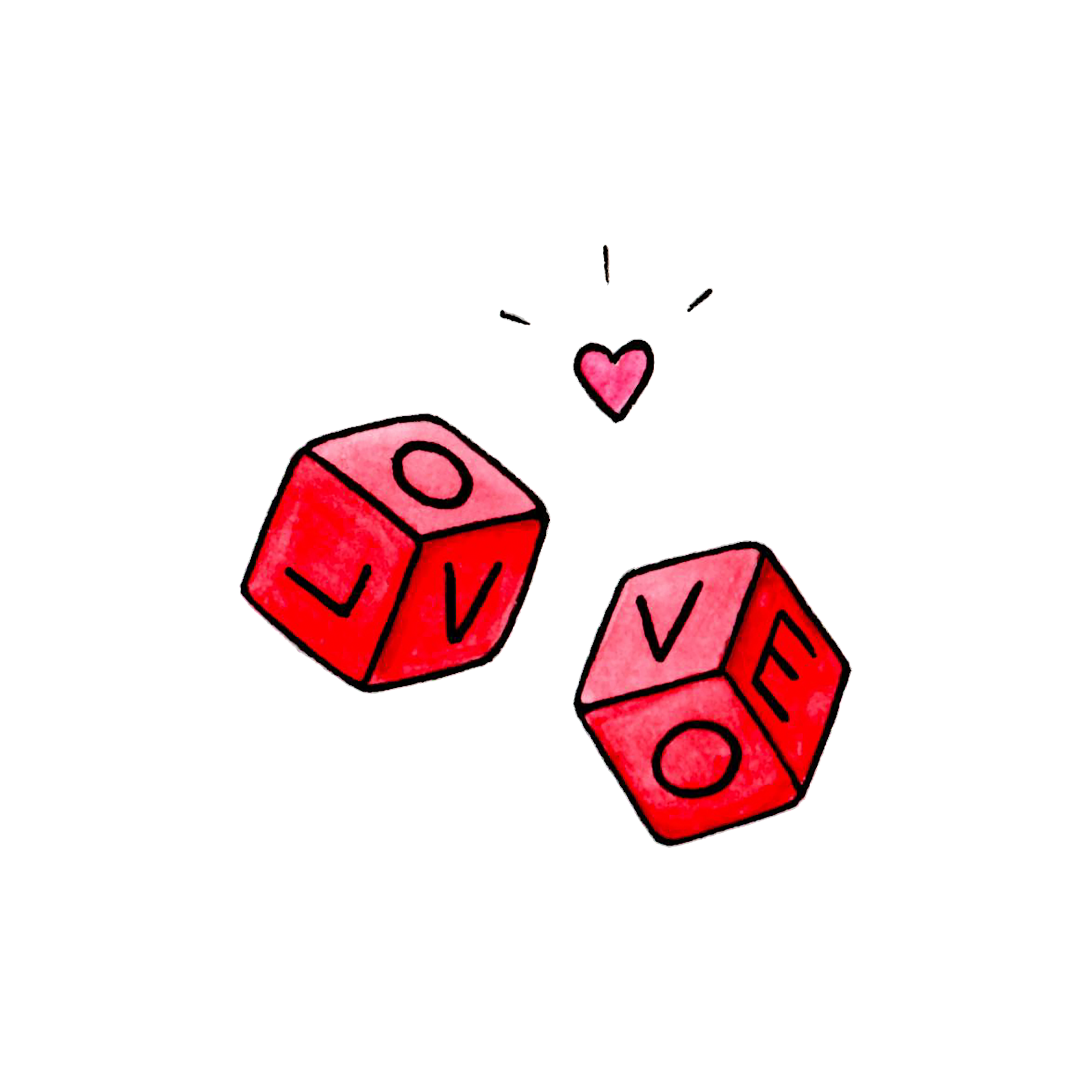 2000x2000 Love Dice