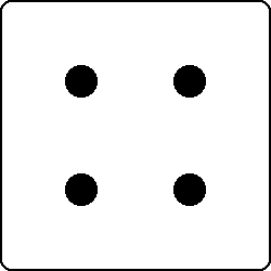 250x250 6 Dice Dots Clipart