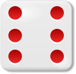 319x313 6 Dice Face Clipart
