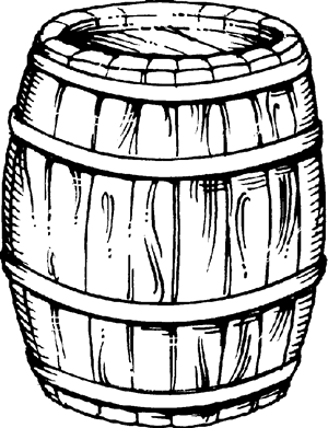 300x391 Barrel Clipart