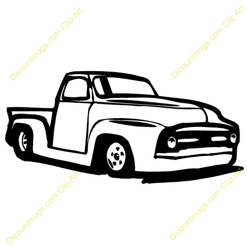 500x500 Truck Clipart Classic Truck