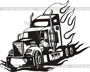 300x241 Truck Flames Clipart, Explore Pictures