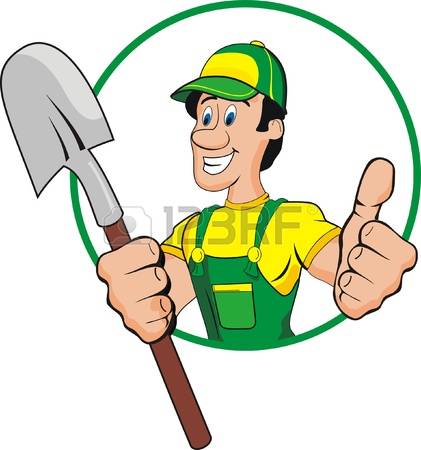 421x450 Man Digging Earth Garden Clipart, Explore Pictures