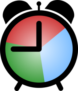 255x299 Clock Clipart Transparent Background