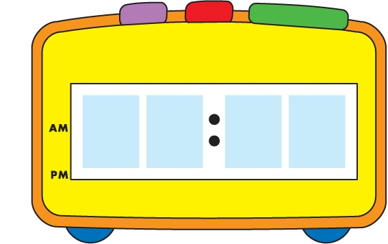 567x356 Digital Clock Clipart For Teachers