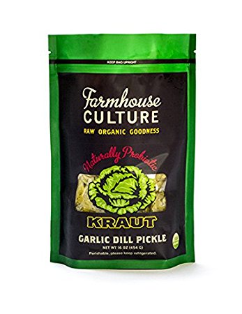 347x450 Farmhouse Culture Organic Garlic Dill Pickle Kraut, 16 Oz Amazon
