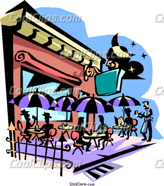 339x383 Family Restaurant Clipart