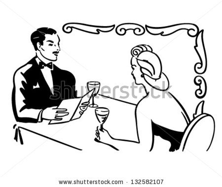 450x380 Couple Clipart Dining