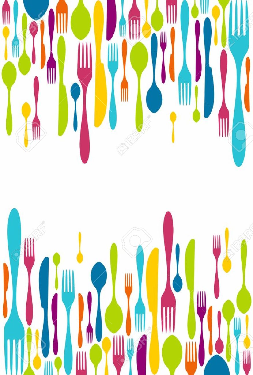 877x1300 Cutlery Clipart Dinner Party