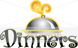 300x184 Dinner Menu Clipart