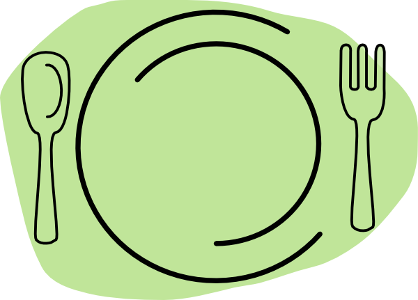 600x431 Plate Clipart Clip