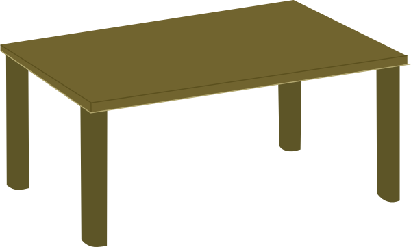 600x361 Kitchen Table Clipart
