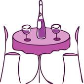 170x170 Royalty Free Dinner Table Clip Art