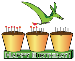 300x245 Dinosaur Birthday Clipart