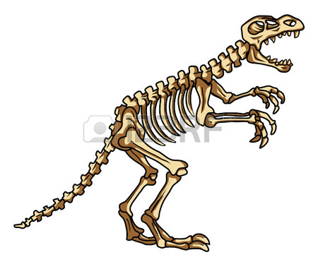 450x364 Dinosaur Fossil Clipart