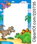 Dinosaur Borders Clipart | Free download on ClipArtMag