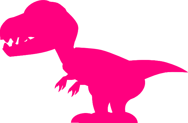 600x394 Pink Dinosaur Clip Art