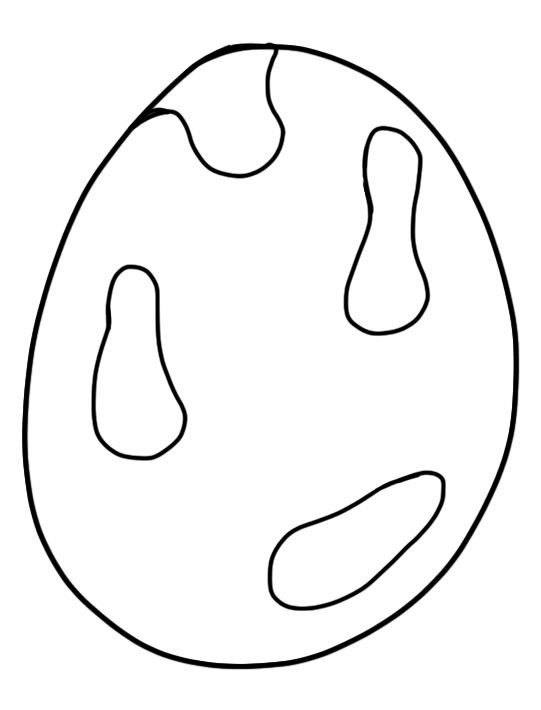 541x710 Free Dinosaur Egg Clipart Image