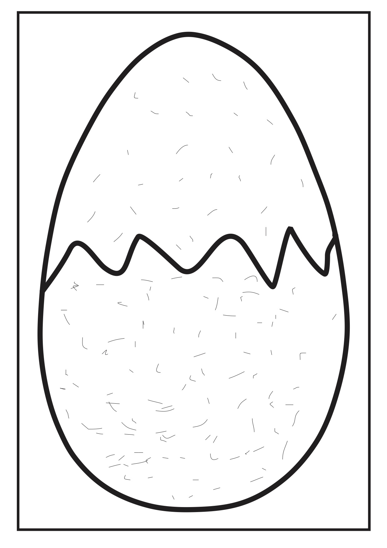 Dinosaur Egg Coloring Page Free download on ClipArtMag