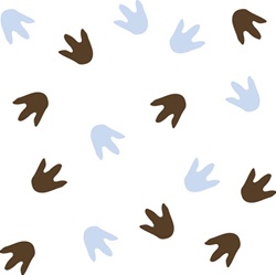 250x249 Dinosaur Foot Prints Clipart Panda