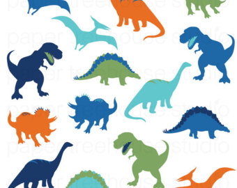 340x270 Blue Triceratops Clipart