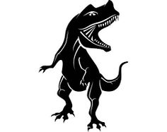 236x187 Cartoon Tyrannosaurus Rex Fossil Vector Art Illustration