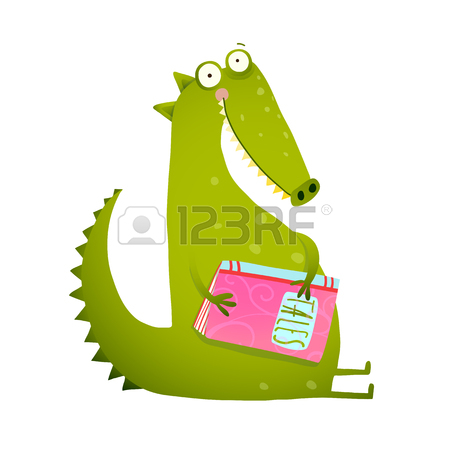 450x450 Fun Colorful Fox Reading Kids Book. Cute Red Fox Sitting